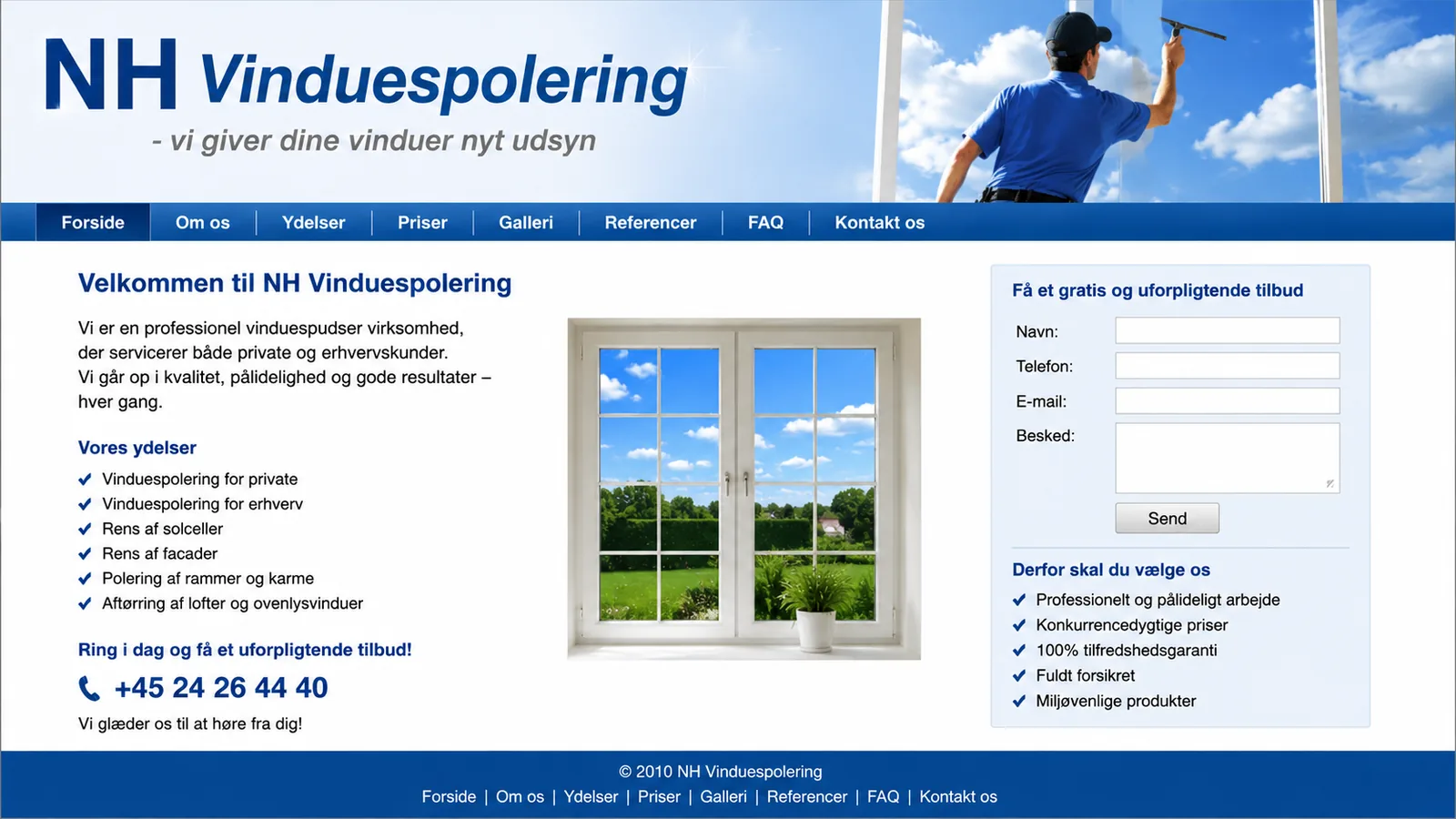 Gammel version af hjemmesiden